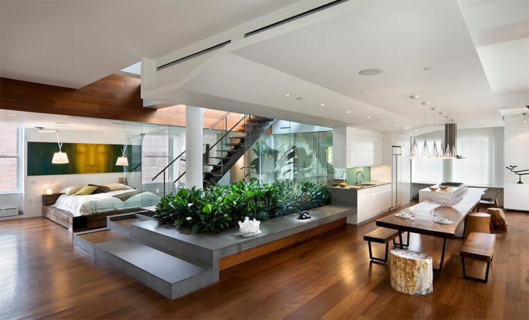 Modern interior executed by ADBROS Infra